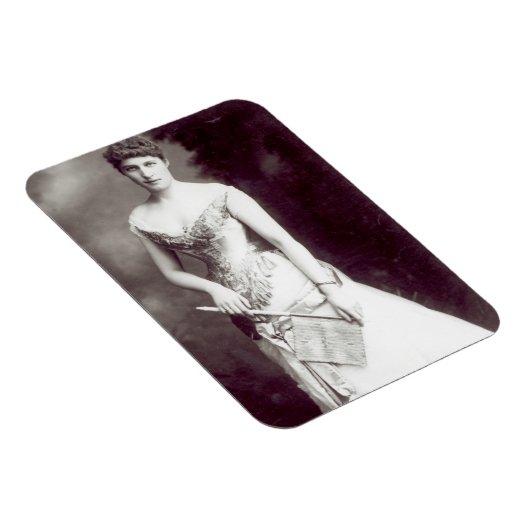 Lily Langtry (1853-1929) treedt op bij Haymark Magneet (Rechterzijde)