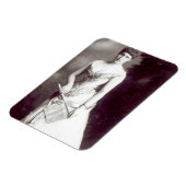 Lily Langtry (1853-1929) treedt op bij Haymark Magneet (Linkerzijde)