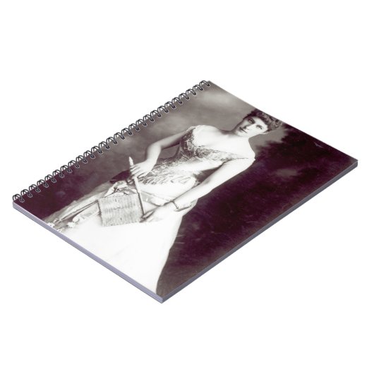 Lily Langtry (1853-1929) treedt op bij Haymark Notitieboek (Linkerzijde)