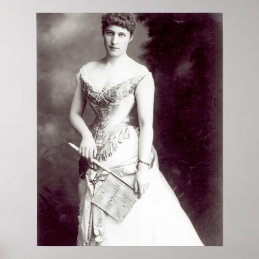 Lily Langtry (1853-1929) treedt op bij Haymark Poster (Voorkant)