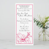 Lily & Lantern Wedding Collectie, uitnodiging 4x9 (Staand voorkant)