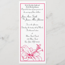 Lily & Lantern Wedding Collectie, uitnodiging 4x9