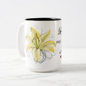 Lily Love Bloemen Mok - Mama Gift (Voorkant links)