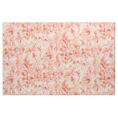 LILY LUST Peach Painterly Floral Stof (Fat Quarter)