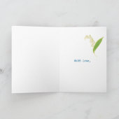 Lily Moederdag Fotokaart Mauve Over de Miles Kaart (Binnen)