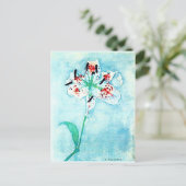 Lily, mooi schilderij van Piet Mondrian Briefkaart (Staand voorkant)