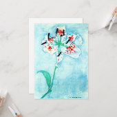 Lily, mooi schilderij van Piet Mondrian Kaart (Voorkant / Achterkant in situ)