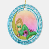 Lily Moon Mermaid Keramisch Ornament (Links)