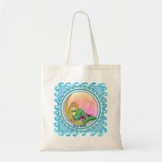 Lily Moon Zeemeermin  Tote Bag (Voorkant)