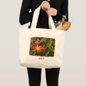 Lily na de regen grote tote bag (Voorkant (product))