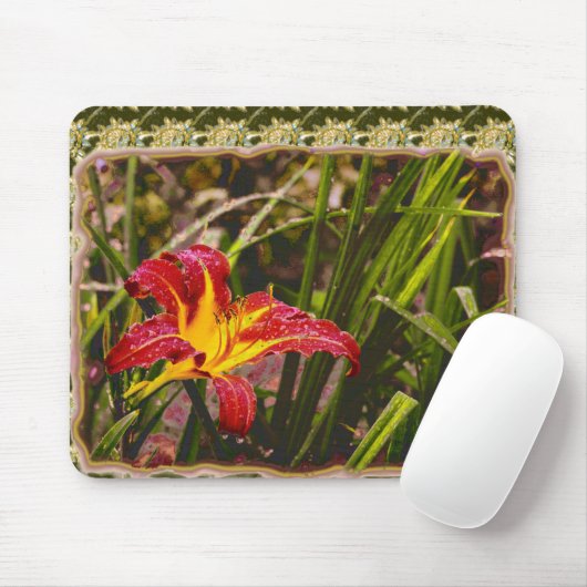 Lily na de regen muismat (Met muis)