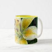 Lily na de regen tweekleurige koffiemok (Voorkant rechts)