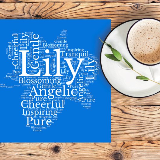 Lily Name Cloud  Poster