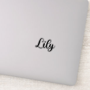 Lily Name - handgeschreven kalligrafie Sticker