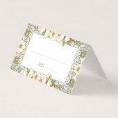 Lily Name Kaarten Wedding Table  Art Nouveau (Voorkant)