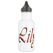 Lily, noem Logo meisjes herbruikbare waterfles. Waterfles (Links)