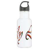 Lily, noem Logo meisjes herbruikbare waterfles. Waterfles (Voorkant)