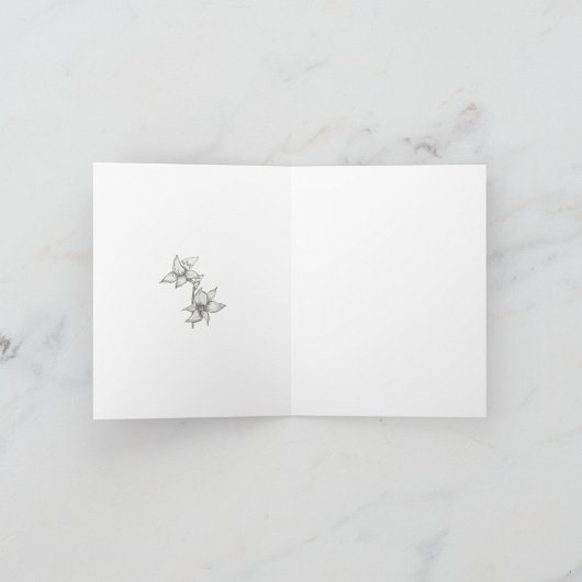 Lily Note Kaart (Binnen)