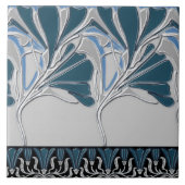 LILY NOUVEAU: BLUE STEEL TEGELTJE (Voorkant)