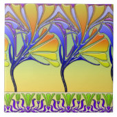 LILY NOUVEAU: KORTE SPRINGGLAS TEGELTJE (Voorkant)