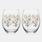 Lily of Love Wedding Wijnglas Zonder Voet (Rechts)