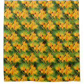 Lily of the Incas/Yellow Alstroemeria Douchegordijn (Voorkant)