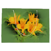 Lily of the Incas/Yellow Alstroemeria Groot Cadeauzakje (Achterkant)