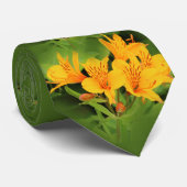 Lily of the Incas/Yellow Alstroemeria Stropdas (Opgerold)