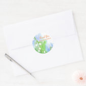 Lily of the Valley Bedankt voor uw aankoop Ronde Sticker (Envelop)