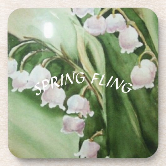 LILY OF THE VALLEY BIER ONDERZETTER (Voorkant)