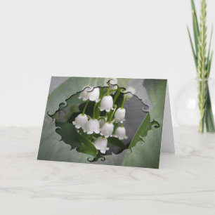 Lily of the Valley Birthday Kaart