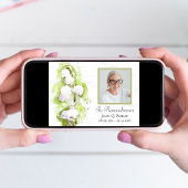 Lily of the Valley Bloemen Dood Jubileum Kaart