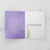 Lily of the Valley Boeket 90e verjaardag Kaart (Binnen)