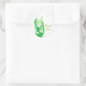 Lily of the Valley Botanical Flower Dank u Ronde Sticker (Tas)