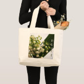 Lily of the Valley Bride's Bag Grote Tote Bag (Voorkant (product))