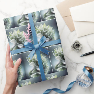 Lily of the Valley bruiloftsboeket Cadeaupapier