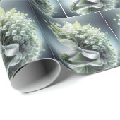 Lily of the Valley bruiloftsboeket Cadeaupapier (Rol Hoek)