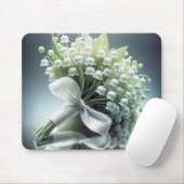 Lily of the Valley bruiloftsboeket Muismat (Met muis)