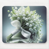 Lily of the Valley bruiloftsboeket Muismat (Voorkant)