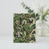 Lily-of-the-Valley Chiyogami Briefkaart (Staand voorkant)