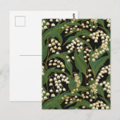 Lily-of-the-Valley Chiyogami Briefkaart (Voorkant / Achterkant)