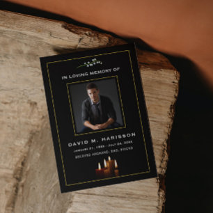 Lily of the Valley Custom Foto Begrafenissympathie