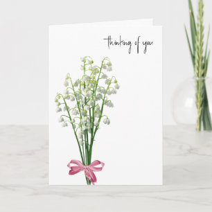 Lily of the Valley denkt aan jou Kaart