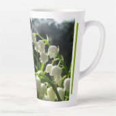 Lily-of-the-Valley Design Latte Mok (Rechts)