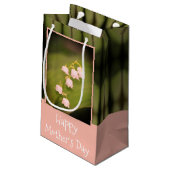 Lily of the Valley Designer Klein Cadeauzakje (Achterkant Gekanteld)