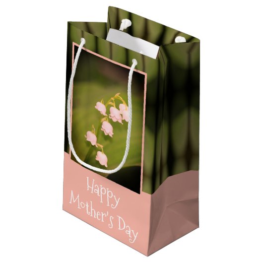 Lily of the Valley Designer Klein Cadeauzakje (Achterkant Gekanteld)