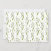 Lily of the Valley Floral Botanical Note Card Notitiekaartje (Voorkant)