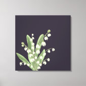 Lily of the Valley Floral Canvas Afdruk (Voorkant)