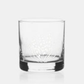 Lily of the Valley Floral Custom Name Whisky Glas (Achterkant)