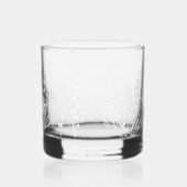 Lily of the Valley Floral Custom Name Whisky Glas (Rechts)